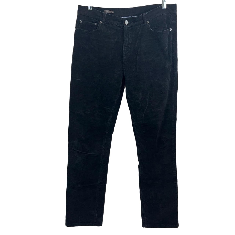 J McLaughlin Men's Black Straight Leg 5‎ Pocket Corduroy Pants Size 36